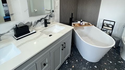 video review bathroom renovation in Brampton 1
