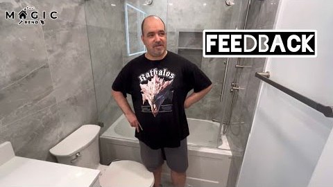 small bathroom renovation video feedback