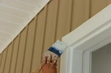 painting door