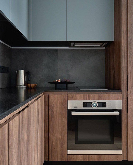 black quartz countertops