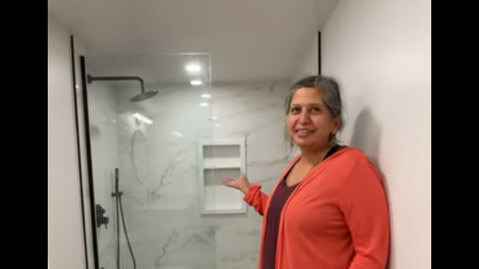 basement shower videoreview