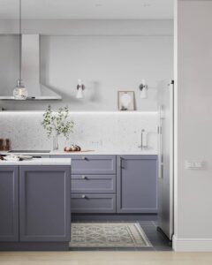 toronto condo kitchen renovations сabinetry bottom grey shaker