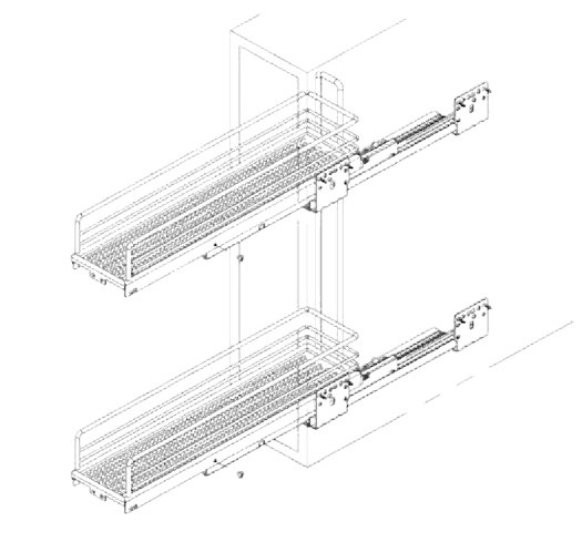 Cabinet Accessories BSR06 PULL OUT