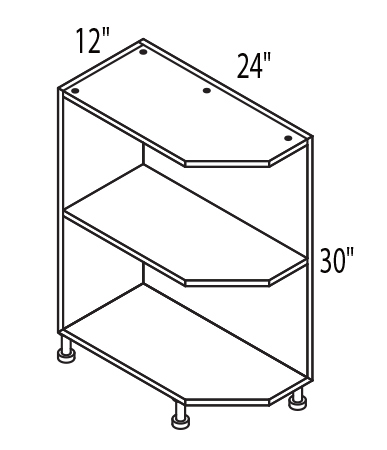 Base End Shelf Cabinet