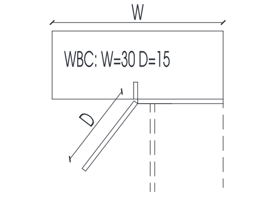 Wall Blind Corner Cabinet 2