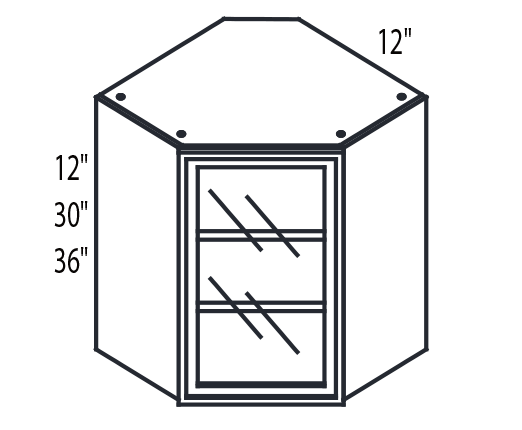 Wall Diagonal Cabinet Door Shaker