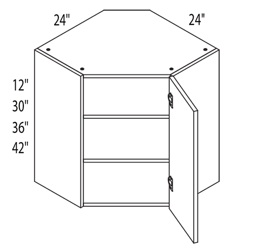 Wall Diagonal Cabinet