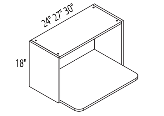 Wall Microwave Cabinet