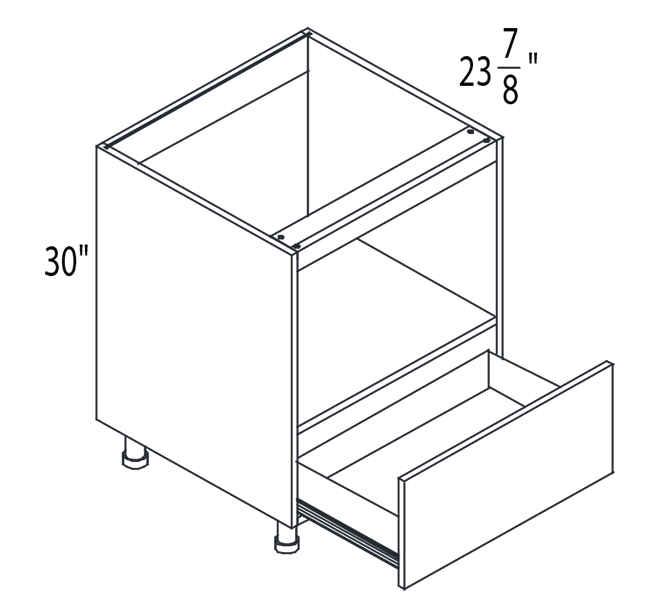 base microwave cabinet