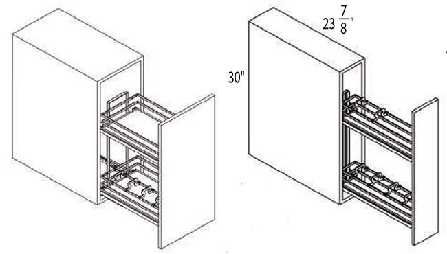 Base Spice Rack Cabinet