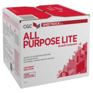 All Purpose Lite Drywall Compound, Ready Mixed, 17 L Carton