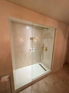 microcement shower