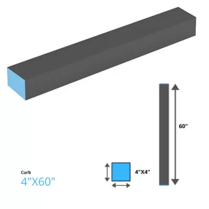 shower curb step for floor waterproof wet area