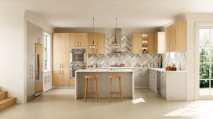 Matte Pebble Grey + vicenza Oak