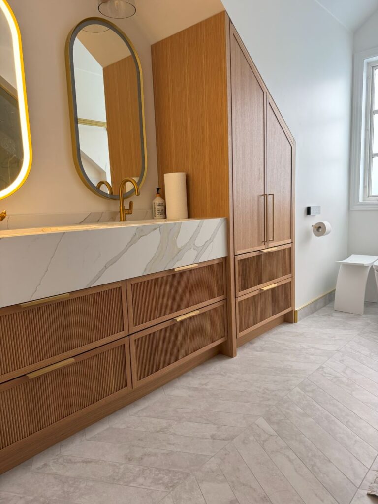 bathroom renovation markham with custom vanity
