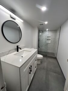 bathroom with shower renovation markham Thornhill