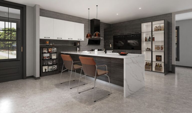 classic style dark wood