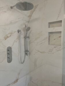 wall Mounted Rain Shower System With Handheld Shower Set solid brass concealed showerhead Thornhill