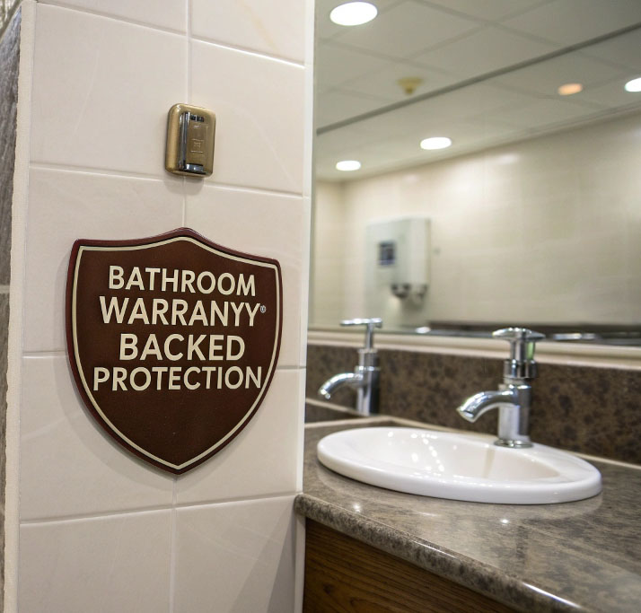 bathroom warranty backed protection