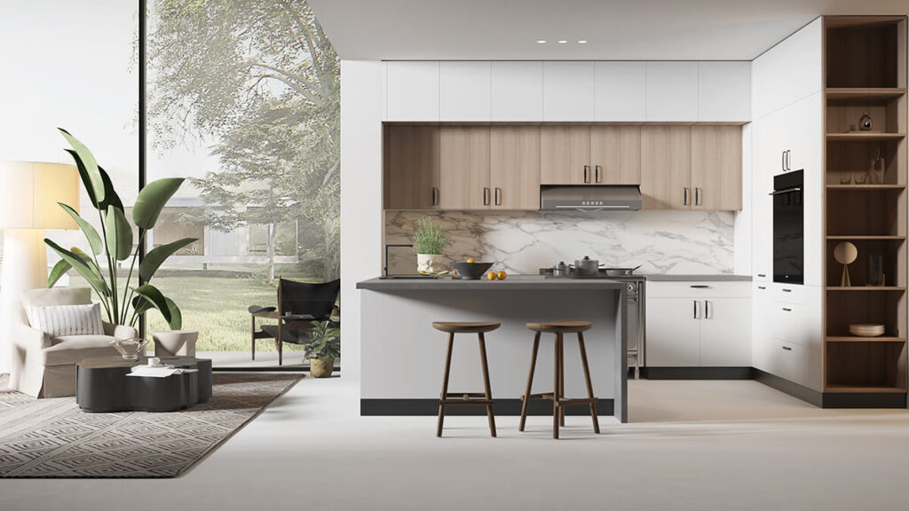 MW matte white kitchen Deluxe