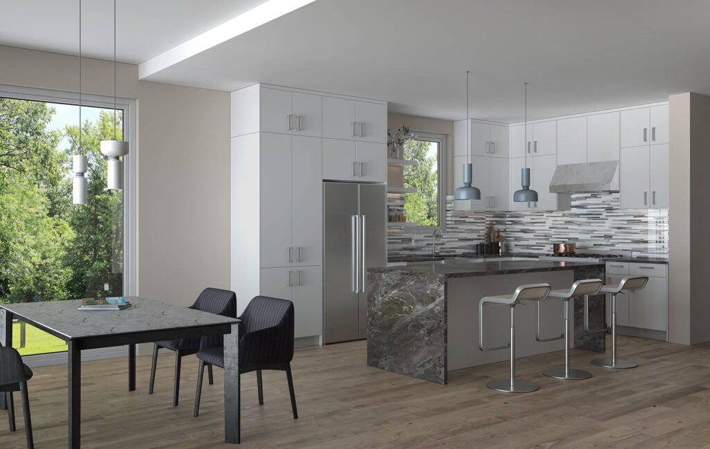 MW matte white kitchen Deluxe