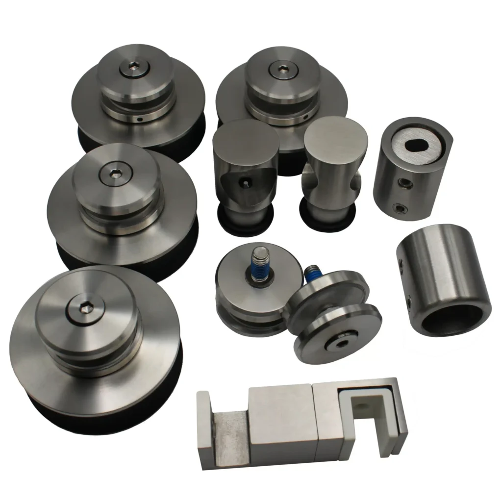 Link Hardware 180° Crescent Series Sliding System nickel