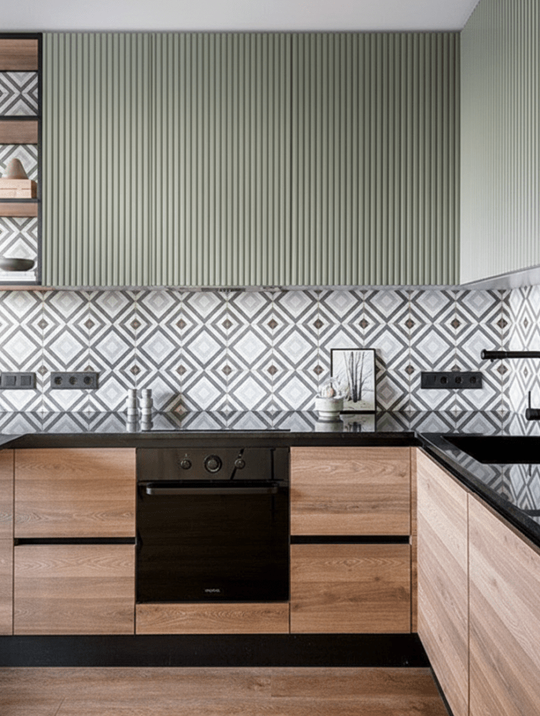 black quartz countertops for kitchen front G