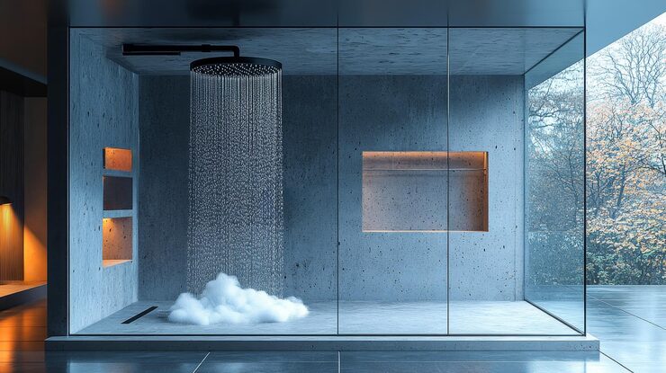 steam shower bg